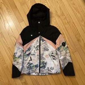 Obermeyer Black and Pink Ski Jacket